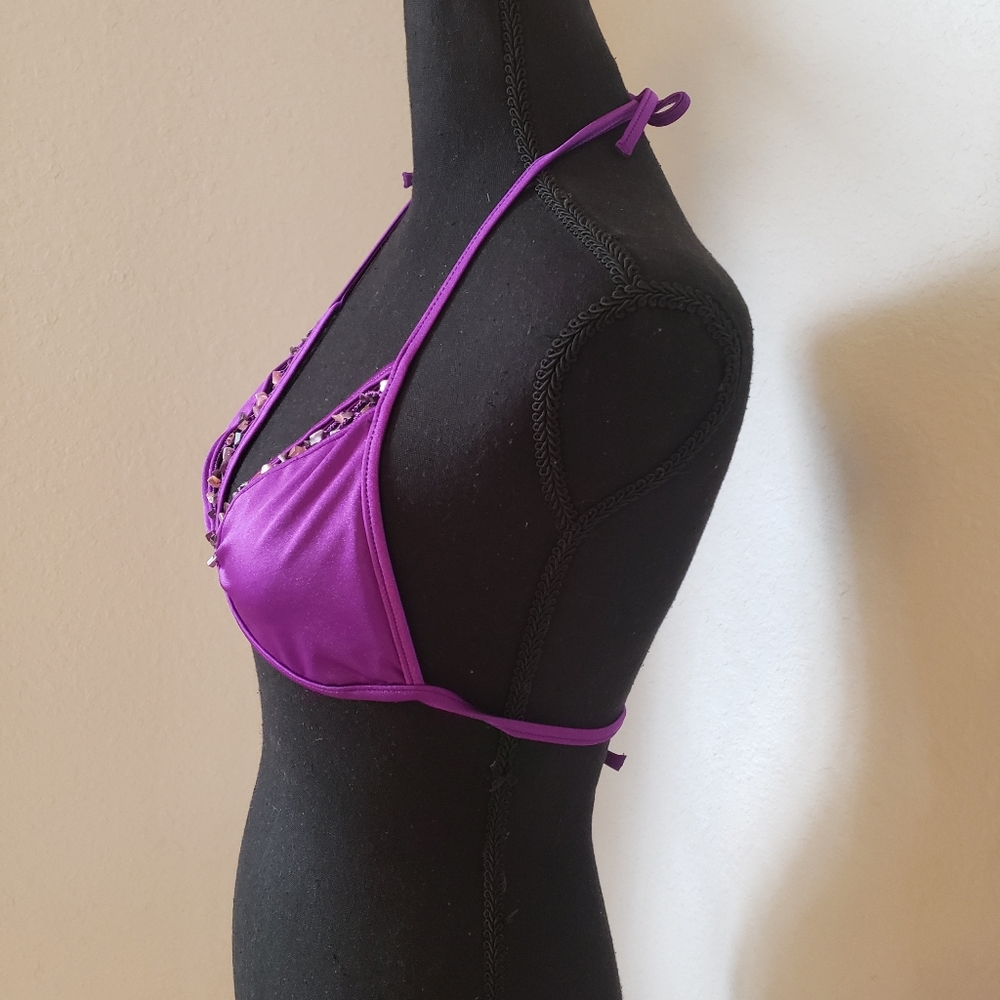 Beautiful Purple Shell Bikini - Picture 5 of 8